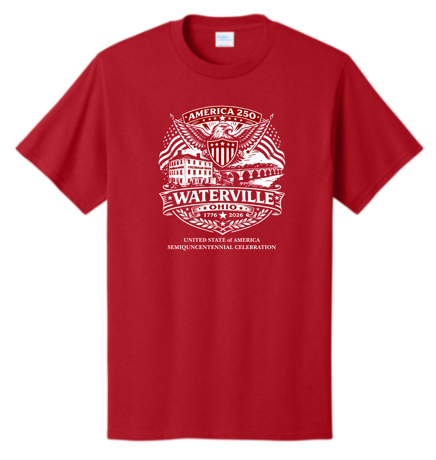 WATERVILLE, Ohio July 4th Commemorative T-Shirt HIT