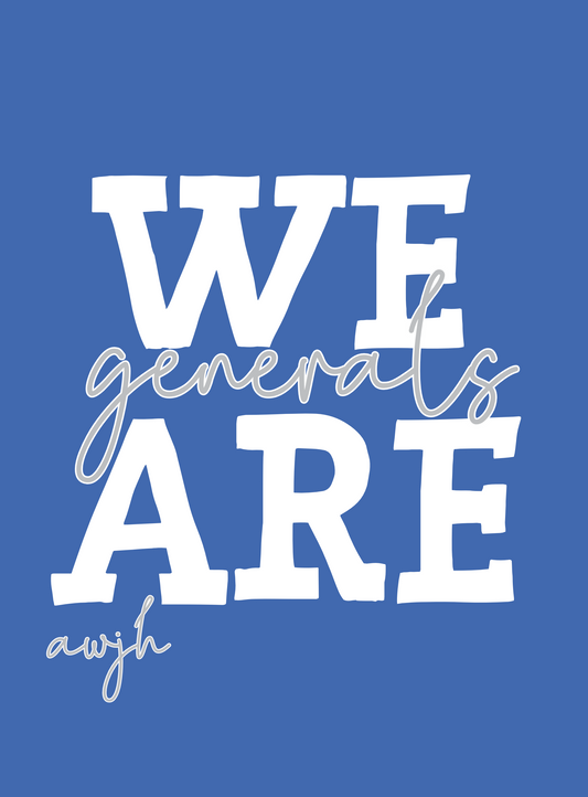 WE ARE generals Design Heather Royal AW