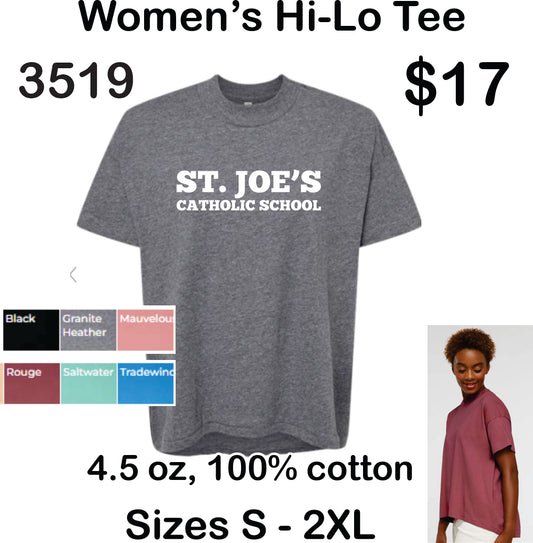 Women's Hi-Lo Tee 3519